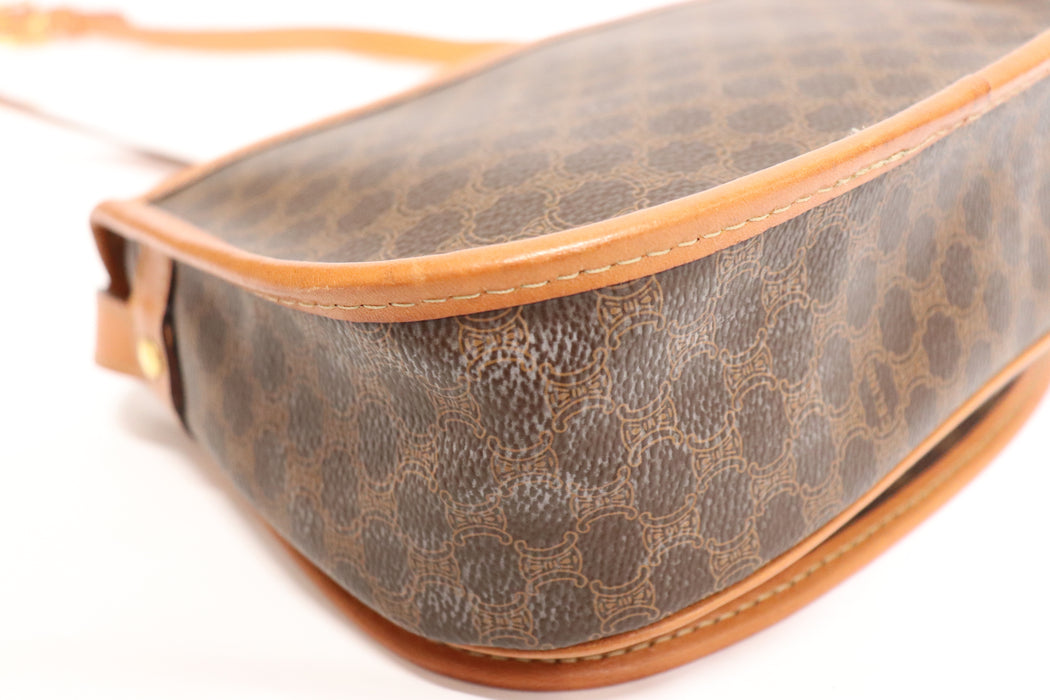 Celine Macadam PVC Leather Shoulder Bag From Japan 002 6433359