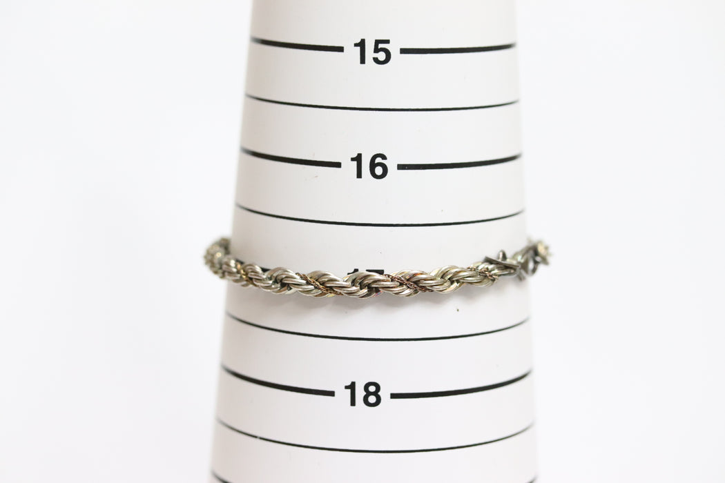 Tiffany & Co. Twist Rope SV925/750 Bracelet From Japan 218 6433366
