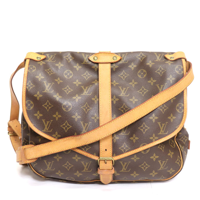 Louis Vuitton Monogram Saumur 35 Shoulder Cross Bag M42254 Japan 002 6433340 - World Quickdo