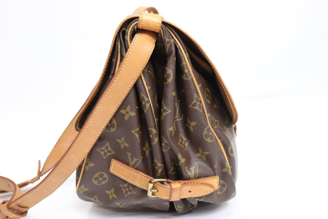 Louis Vuitton Monogram Saumur 35 Shoulder Cross Bag M42254 Japan 002 6433340 - World Quickdo