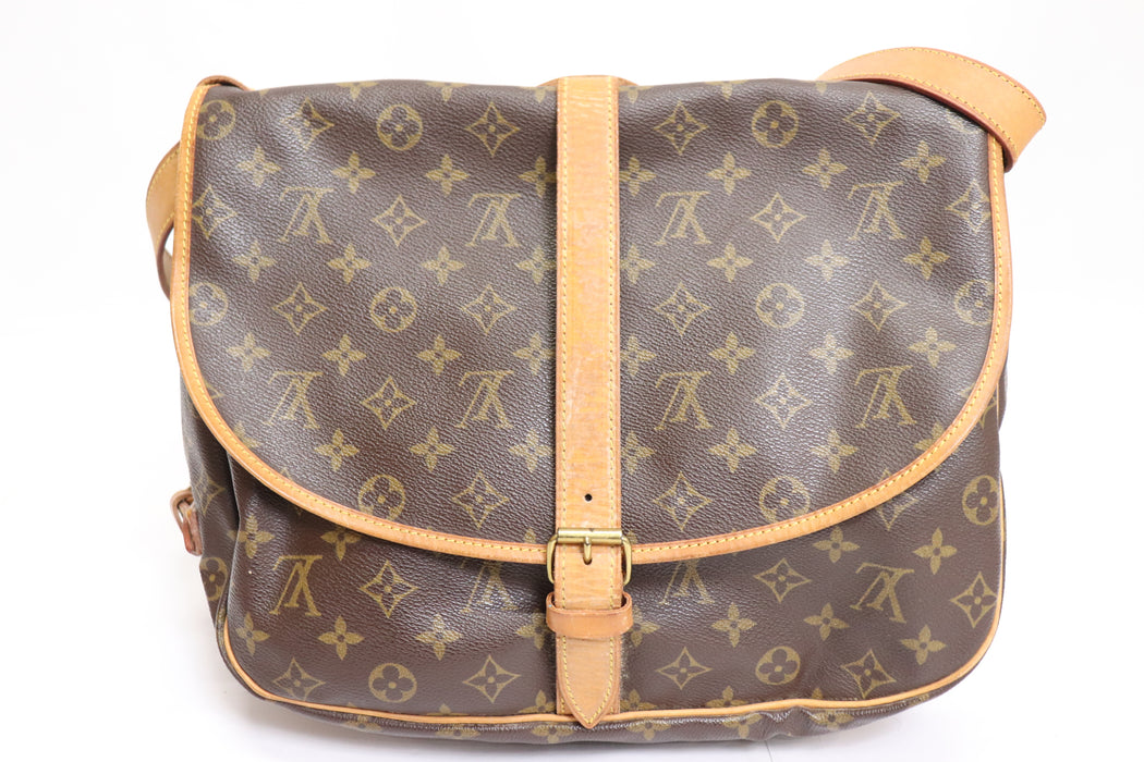 Louis Vuitton Monogram Saumur 35 Shoulder Cross Bag M42254 Japan 002 6433340 - World Quickdo