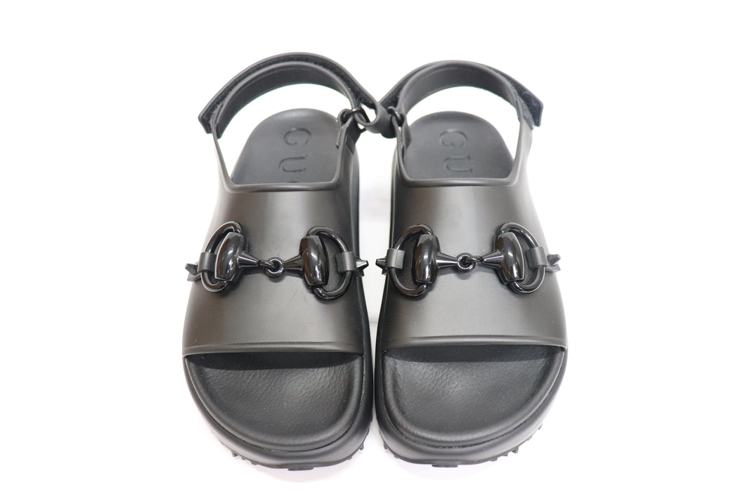 Gucci Horsebit 742435 Rubber Platform Sandals 36 Black From Japan 272 6434354 - World Quickdo