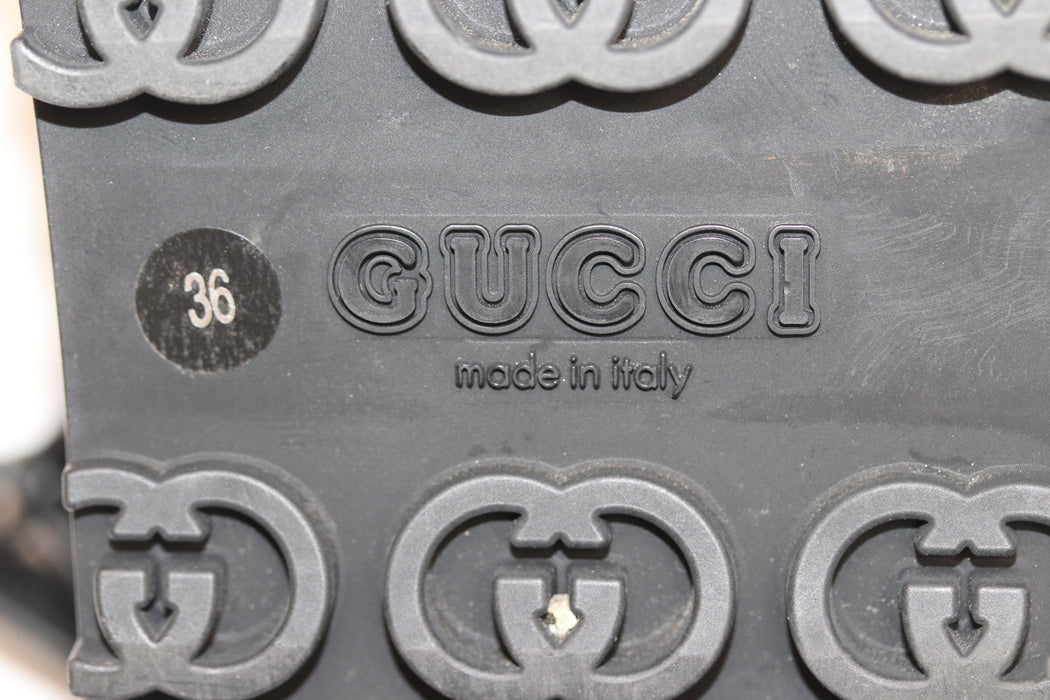 Gucci Horsebit 742435 Rubber Platform Sandals 36 Black From Japan 272 6434354 - World Quickdo