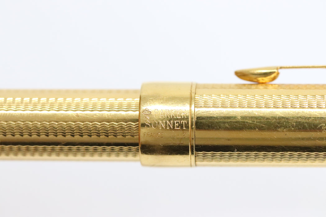 Parker Sonnet Fountain Pen Nib 18k From Japan 076 6434349