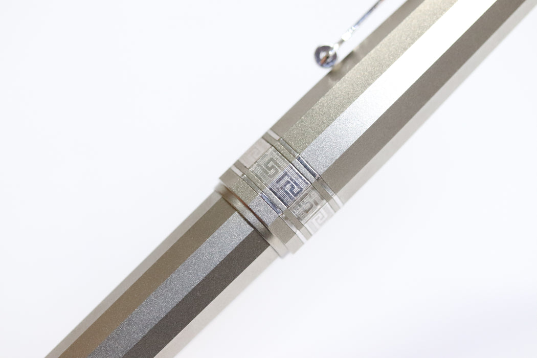 OMAS T2 Titanium Fountain Pen 556 With Case From Japan 081 6405545 - World Quickdo