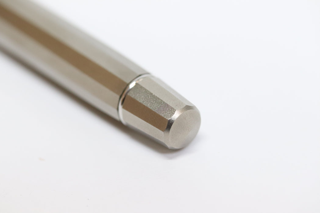 OMAS T2 Titanium Fountain Pen 556 With Case From Japan 081 6405545 - World Quickdo