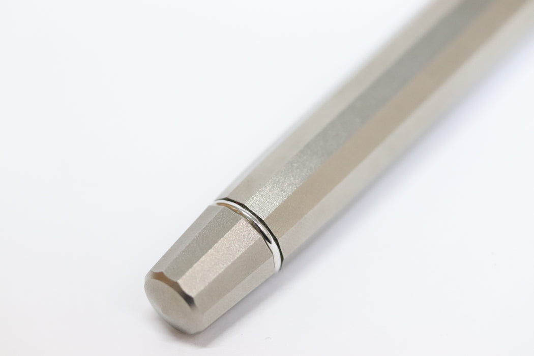 OMAS T2 Titanium Fountain Pen 556 With Case From Japan 081 6405545 - World Quickdo