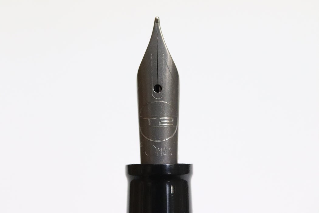 OMAS T2 Titanium Fountain Pen 556 With Case From Japan 081 6405545 - World Quickdo