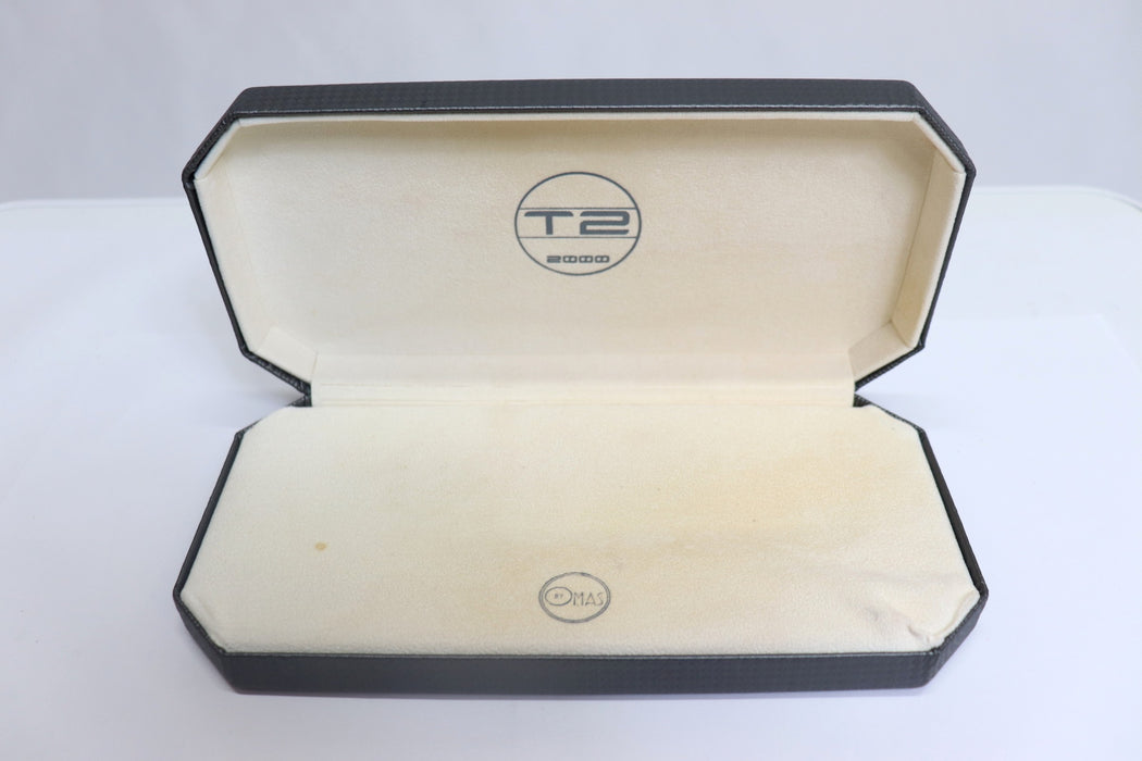 OMAS T2 Titanium Fountain Pen 556 With Case From Japan 081 6405545 - World Quickdo