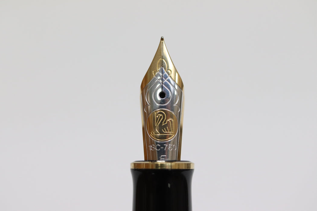 Pelikan Souveran M800 Fountain Pen Nib 18c 750 F Germany From Japan 218 6405760 - World Quickdo
