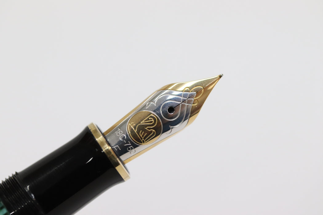 Pelikan Souveran M800 Fountain Pen Nib 18c 750 F Germany From Japan 218 6405760 - World Quickdo