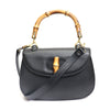 Gucci Black Bamboo Leather 2way Handbag 000.1014.0188 From Japan 272 6407810 - World Quickdo