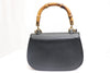 Gucci Black Bamboo Leather 2way Handbag 000.1014.0188 From Japan 272 6407810 - World Quickdo
