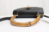 Gucci Black Bamboo Leather 2way Handbag 000.1014.0188 From Japan 272 6407810 - World Quickdo
