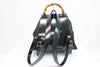 Gucci Bamboo Backpack Enamel Black 003 2058 0016 From Japan 011 6380001 - World Quickdo