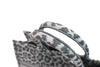 Christian Dior Leopard Book Tote Handbag Gray/Black Canvas From JPN 011 6357173 - World Quickdo