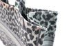 Christian Dior Leopard Book Tote Handbag Gray/Black Canvas From JPN 011 6357173 - World Quickdo