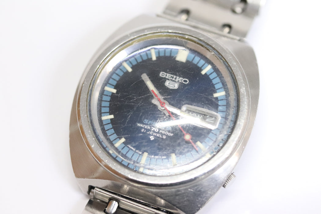 Seiko 5 Sports Automatic Watch 6119-8130 38mm From Japan 279 6411533 - World Quickdo