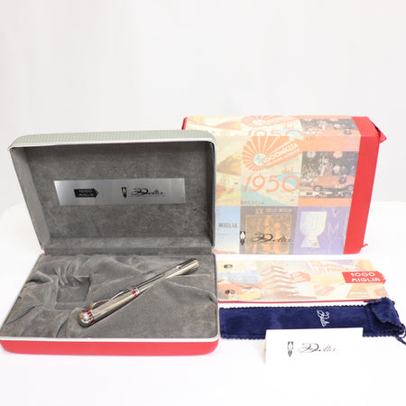 Delta 1000 Miglia 441/633 Fountain Silver925 18K Nib From Japan 081 6413760 - World Quickdo