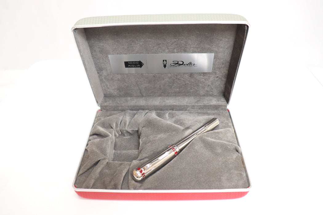 Delta 1000 Miglia 441/633 Fountain Silver925 18K Nib From Japan 081 6413760 - World Quickdo
