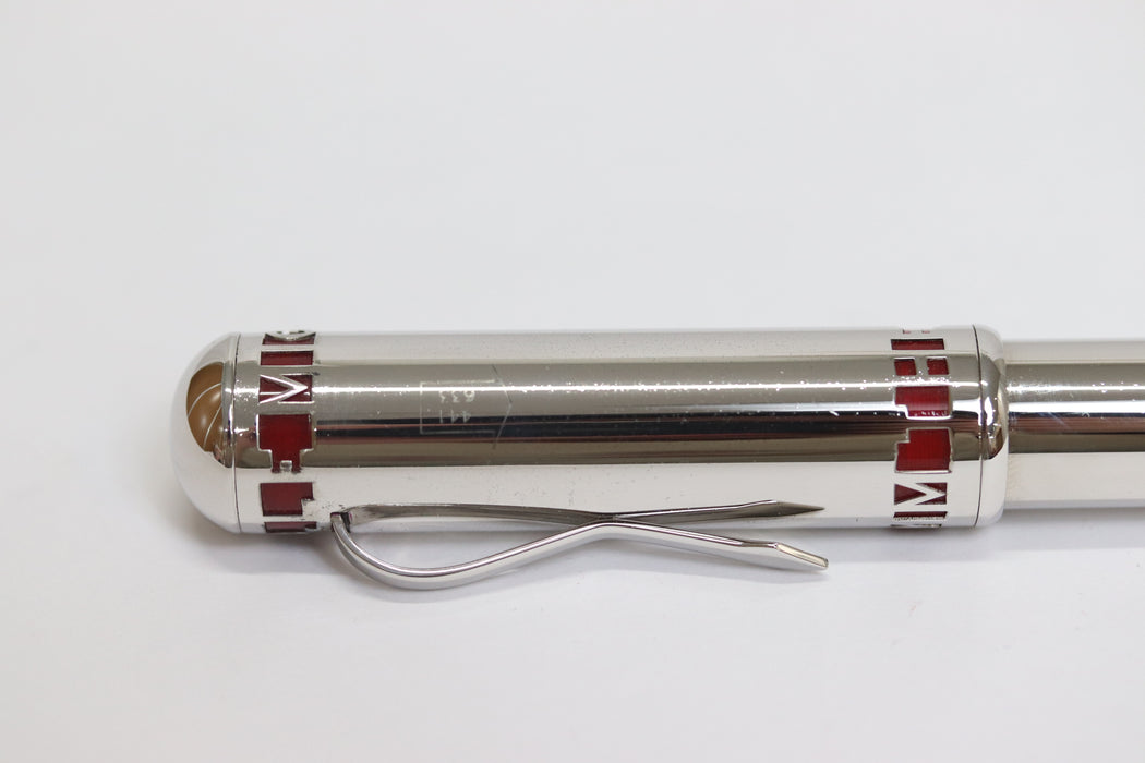 Delta 1000 Miglia 441/633 Fountain Silver925 18K Nib From Japan 081 6413760 - World Quickdo