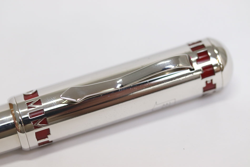 Delta 1000 Miglia 441/633 Fountain Silver925 18K Nib From Japan 081 6413760 - World Quickdo
