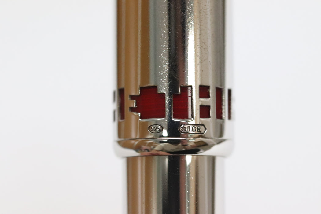 Delta 1000 Miglia 441/633 Fountain Silver925 18K Nib From Japan 081 6413760 - World Quickdo