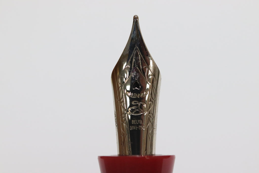 Delta 1000 Miglia 441/633 Fountain Silver925 18K Nib From Japan 081 6413760 - World Quickdo