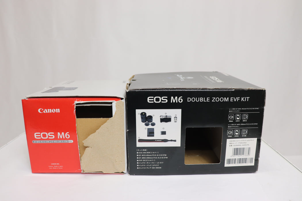 [VG] Canon EOS M6 Double Zoom EVF Kit From Japan 081 6413732 - World Quickdo